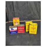 Vintage Spice and Packaging Tin Collection