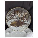 Limited Edition "Winter Stag" Decorative Plate