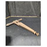 Vintage Large Iron Auger Tool