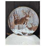 "Flying High" Deer Plate by Bob Travers