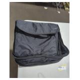 Black Fabric Travel Case with Accessories