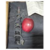 Vintage Soldering Iron with Decorative Apple