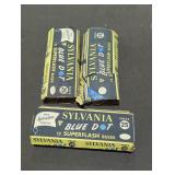 Vintage Sylvania Blue Dot Flash Bulbs