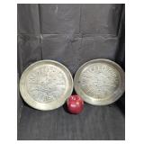 Vintage "Mello-Rich" Pie Plates, Set of 2