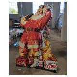 6ft coca cola Santa cardboard cut out