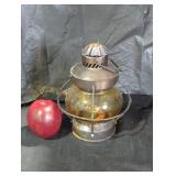 Vintage Metal and Glass Lantern