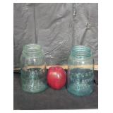 Pair of Atlas Mason Jars