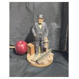 Vintage Figurine of Man with Lantern