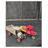 Vintage Die-Cast Model Trucks Pair