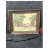 Rustic Homestead Framed Print by Robert Wood