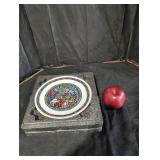 Stained Glass Design Decorative Plate