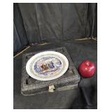 Historic Limoges Porcelain Commemorative Plate