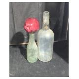 Pair of Vintage Glass Bottles