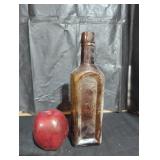 Vintage Rectangular Glass Bottle