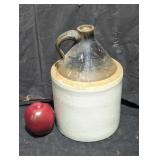 Vintage Stoneware Jug with Handle