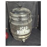 Vintage Iced Tea Dispenser Barrel