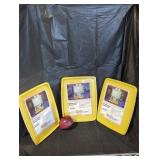 Vintage Loma Rubber Queen Food Trays Set of 3