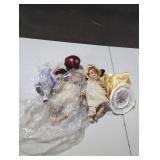 Collection of Vintage Porcelain Dolls