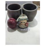 Rustic Jars with Decorative