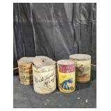 Vintage Food and Cleanser Tin Collection