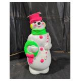 Vintage Snowman Light-Up Decoration