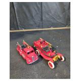 Toy Firetrucks - Qty 2
