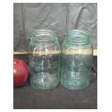 Pair of Vintage Atlas Mason Jars