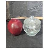 Clear Glass Jar with Lid