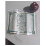 Vintage Stock Certificate Collection