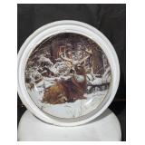 "Winter Stag" Decorative Collector Plate