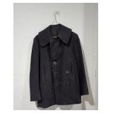 Vintage Navy-Inspired Peacoat