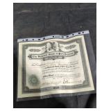 National Bank of Port Deposit Stock Certificate