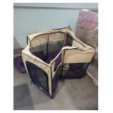 Portable Pet Playpen with Carrying Case