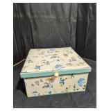 Vintage Sewing Kit with Embroidery Threads