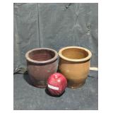 Pair of Ceramic Pots
