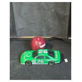 Limited Edition Green Race Car Model bank.