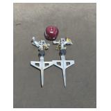 Pair of Adjustable Sprinkler Heads