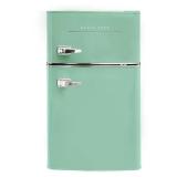 Retro 3.2 cu ft 2-Door Mini Fridge Mint Green