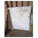 68" x 68" White Fencing (Has Damage)