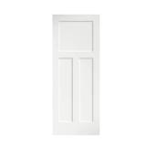 30x80x1-3/8 Shaker White Primed Slab Door