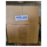 Box of furniture legs.