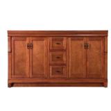 Naples 60in Bath Vanity Cabinet Warm Cinnamon