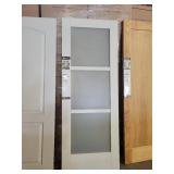 Jeld-Wen 3-Lite Door with Translucent Glass