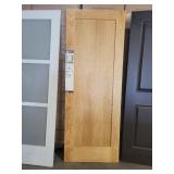 Jeld-wen pine 1 panel, flat panel door 30"x80"