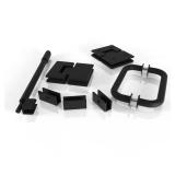 78 in. Glass Hardware Pack