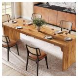 Moronia Wood 78.7 in Table Seats 8