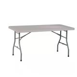 5 ft. Light Grey Resin Multi-Purpose Table