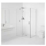 Pivot Corner Shower Enclosure, 42x42x78
