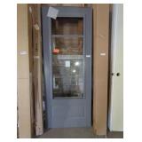 79" x 31-1/4" Gray Storm Door