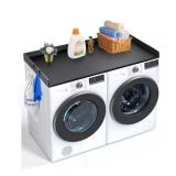 Washer Dryer Countertop, Matte Black Laminate